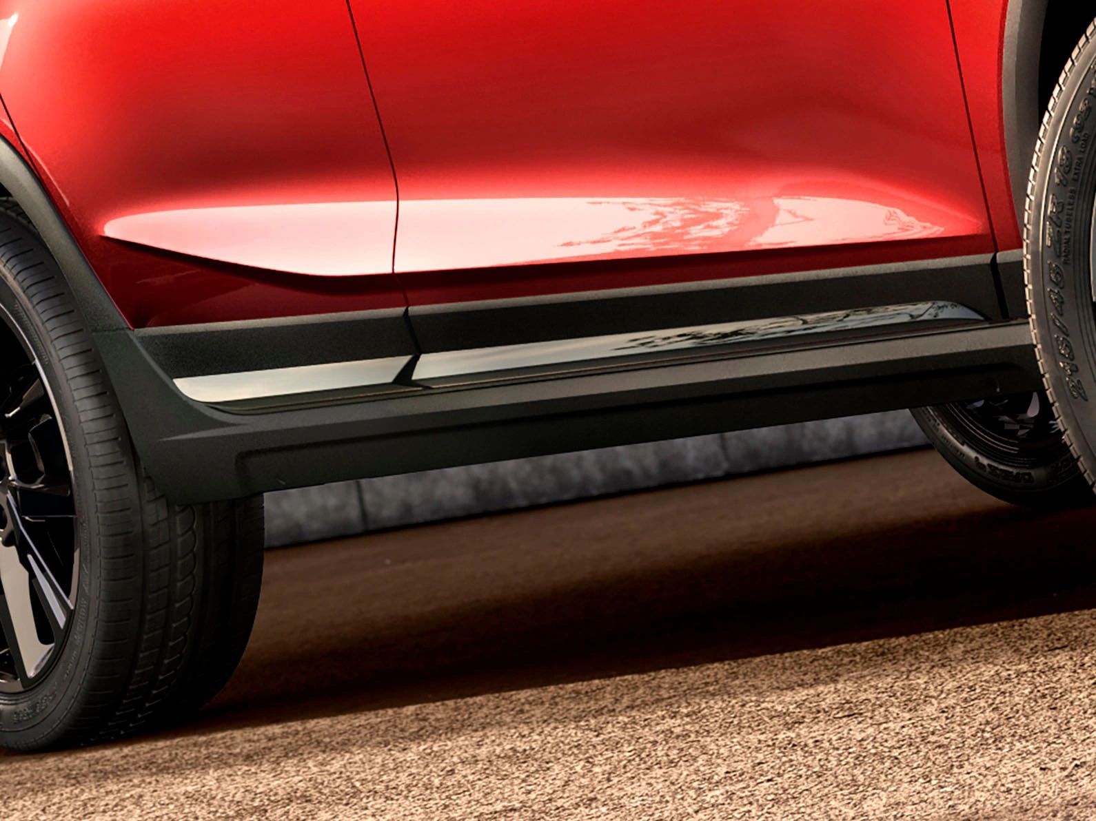 SEAT Arona FR Black Edition Seitenschweller, Desire Red